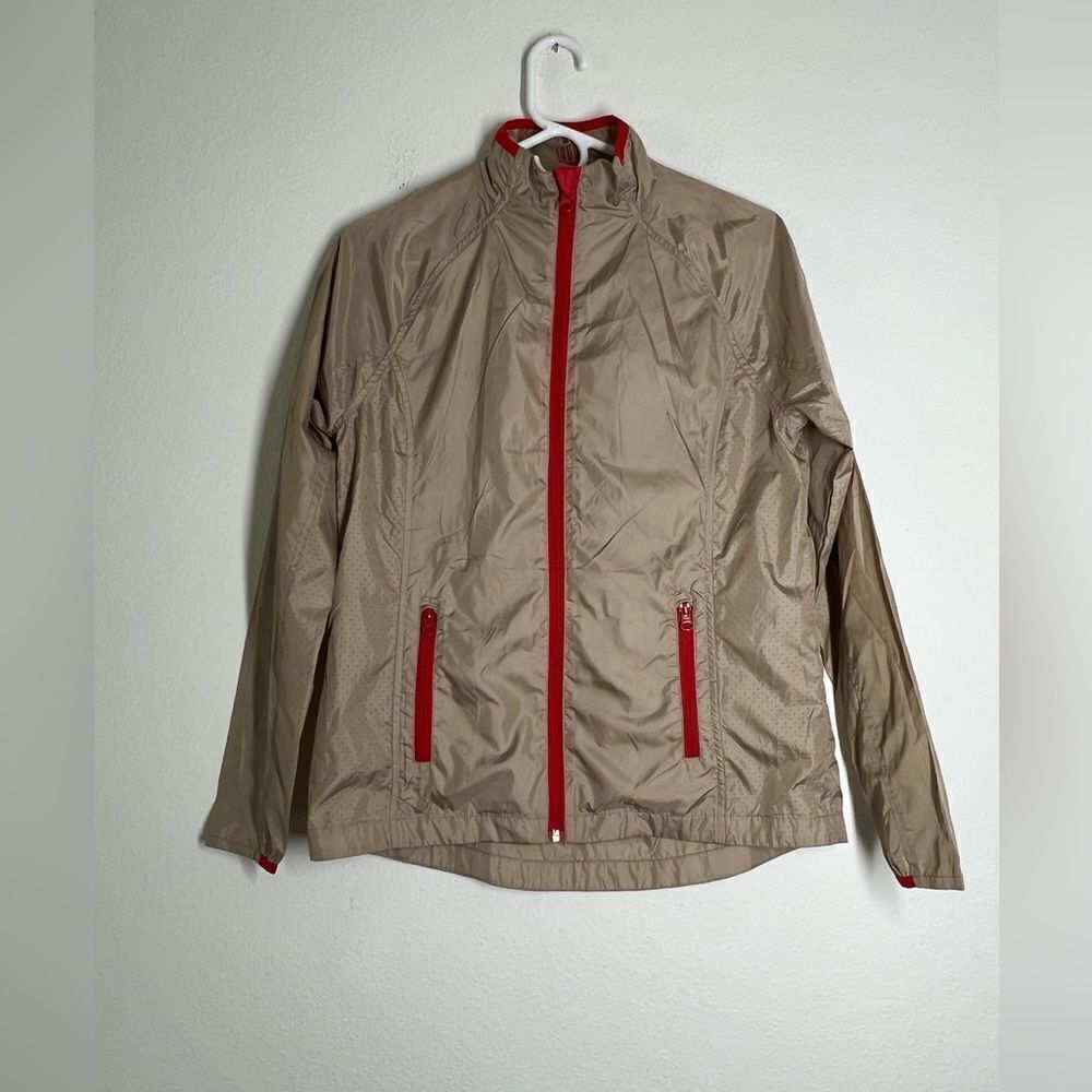 JAVA WELLNESS WOMEN’S Jacket Sz S Nylon Windbreaker Competition